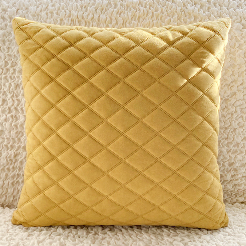 Living Room Cushions Faux Velvet