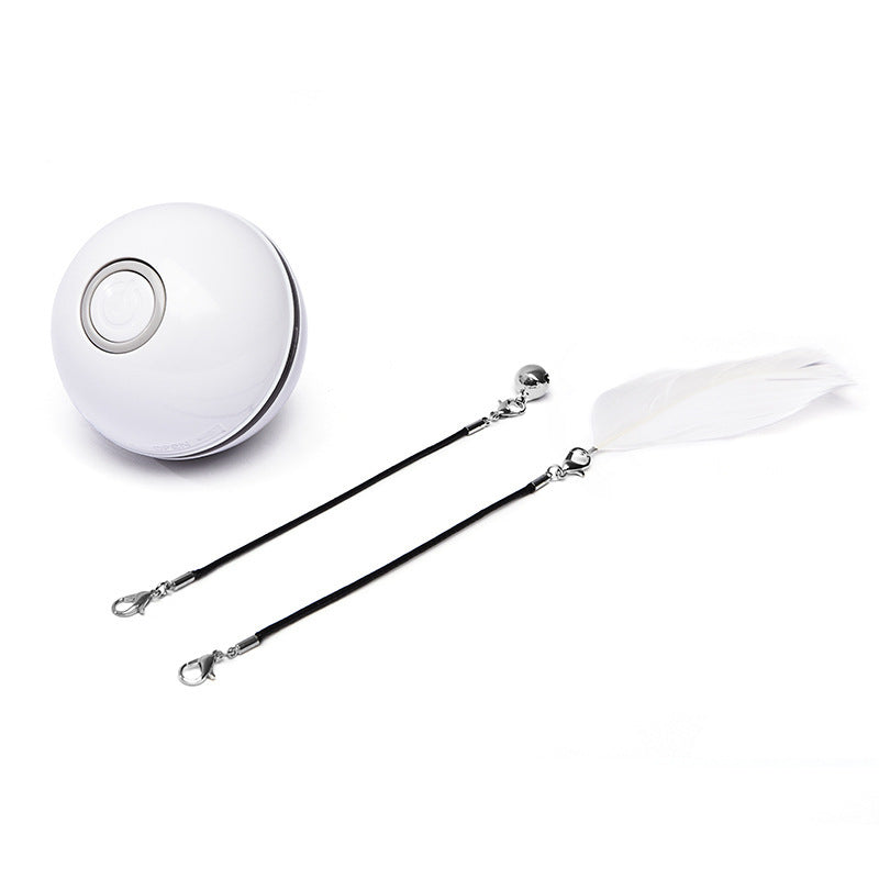 LED Laser Rolling Cat Toy Ball