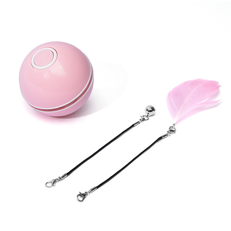 LED Laser Rolling Cat Toy Ball