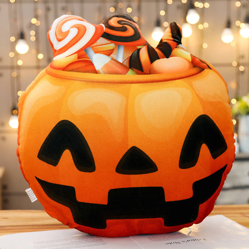 Funny pumpkin pillow