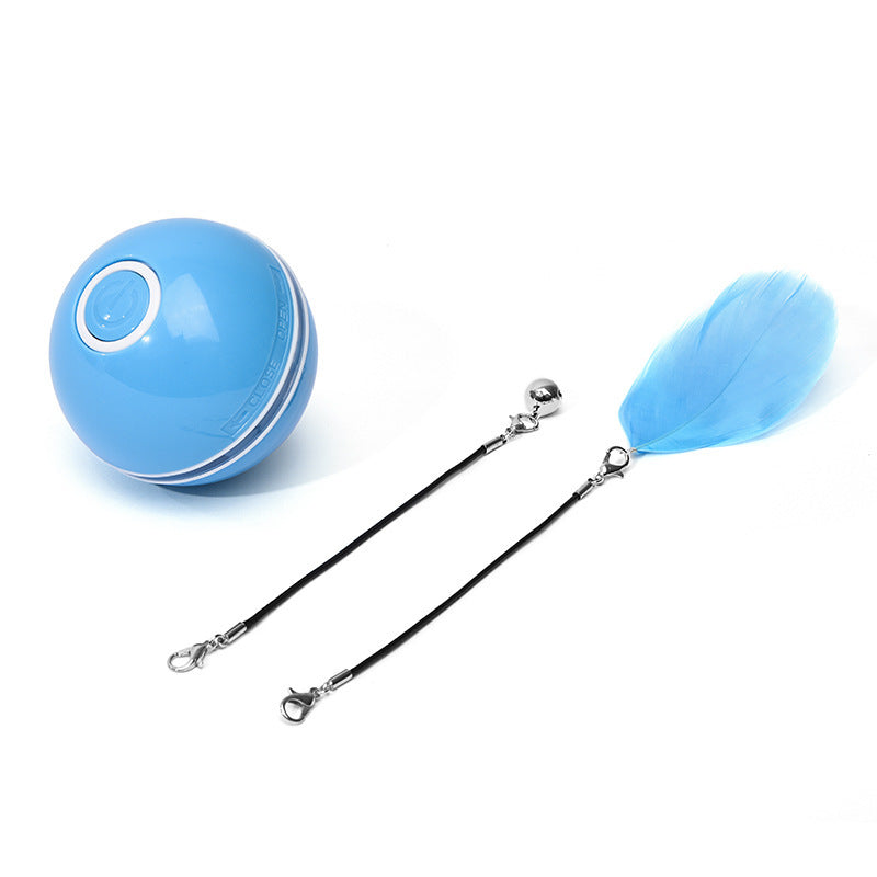 LED Laser Rolling Cat Toy Ball