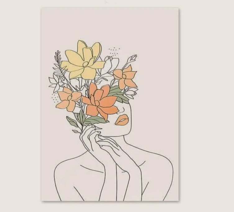 Canvas Abstract Wall Art Frameless
