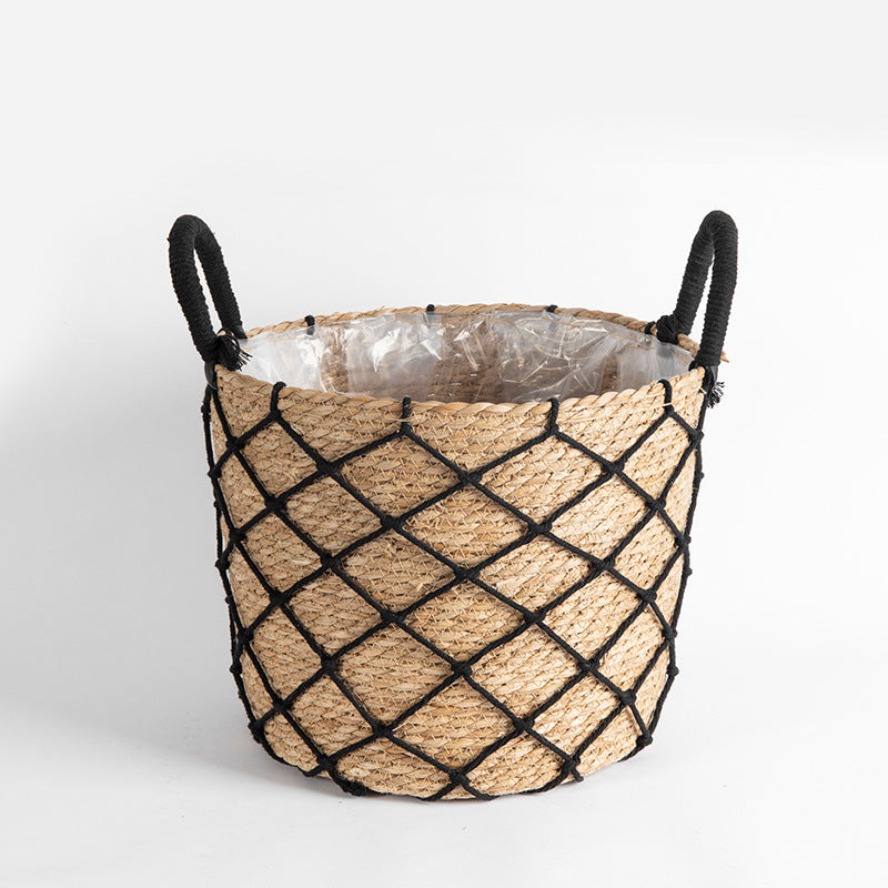 Flower Stand Natural Rattan