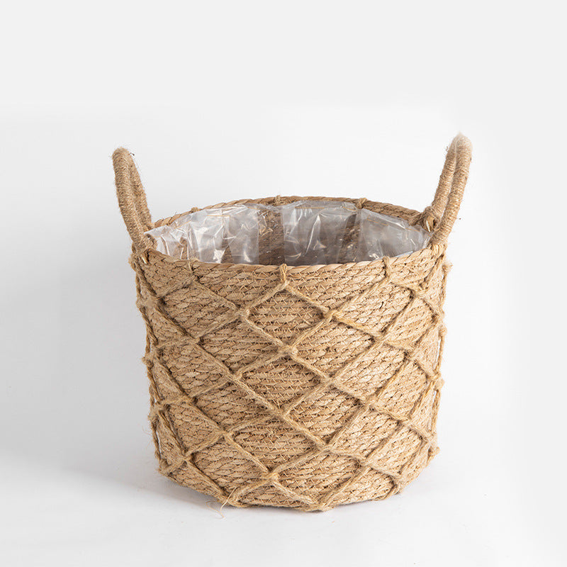 Flower Stand Natural Rattan