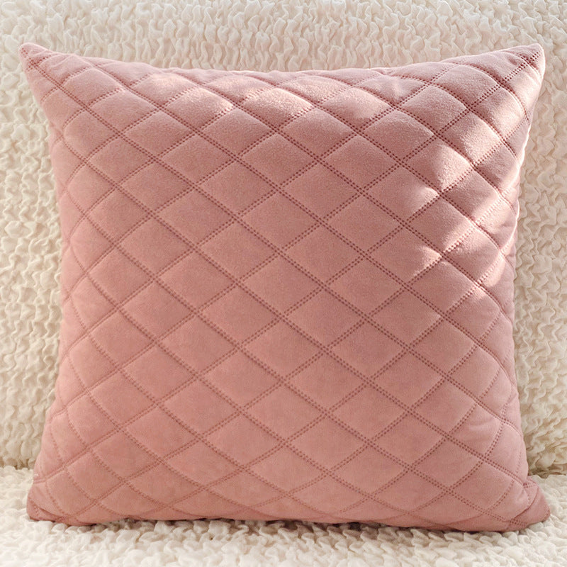Living Room Cushions Faux Velvet