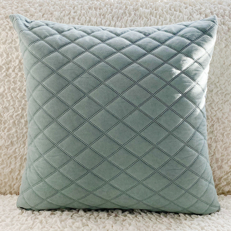 Living Room Cushions Faux Velvet