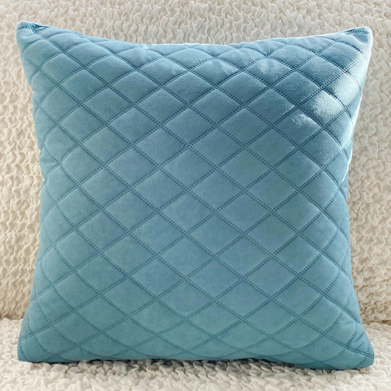 Living Room Cushions Faux Velvet
